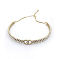 18K Chanel Chain Choker Diamonds Necklace