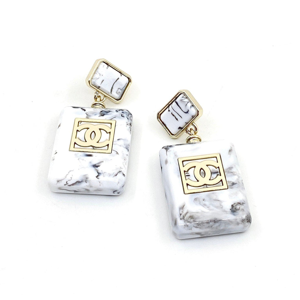 18K Chanel Eternal No¡ã5 Earrings