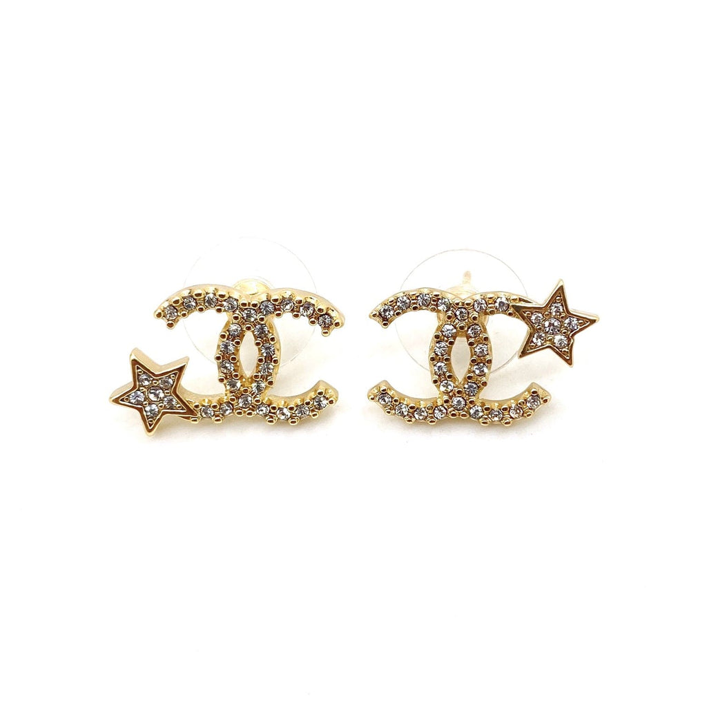 18K Chanel Star Earrings