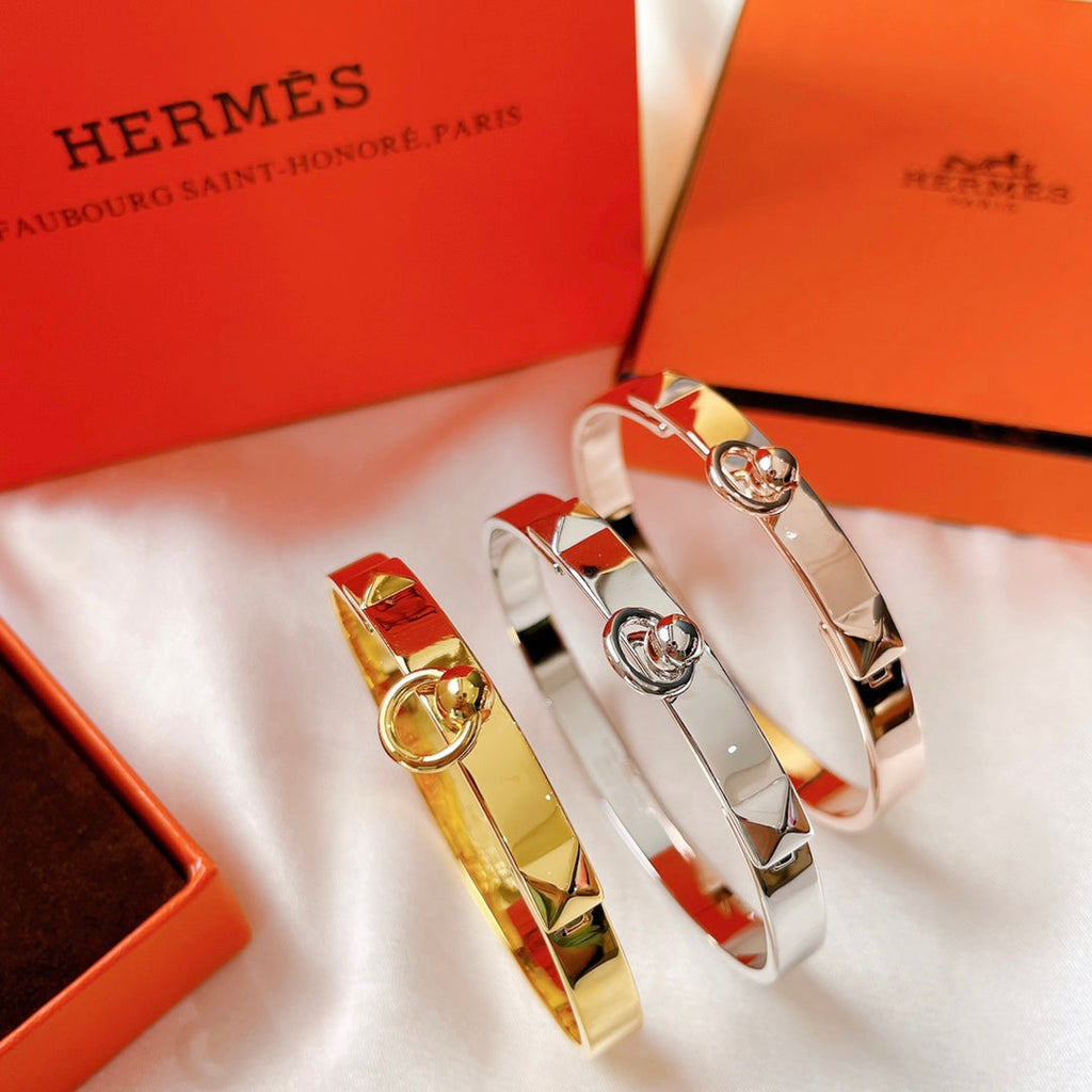 18K Collier De Chien Hermès Bracelet