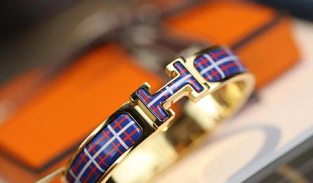 18K Clic Hermès Purple Bracelet