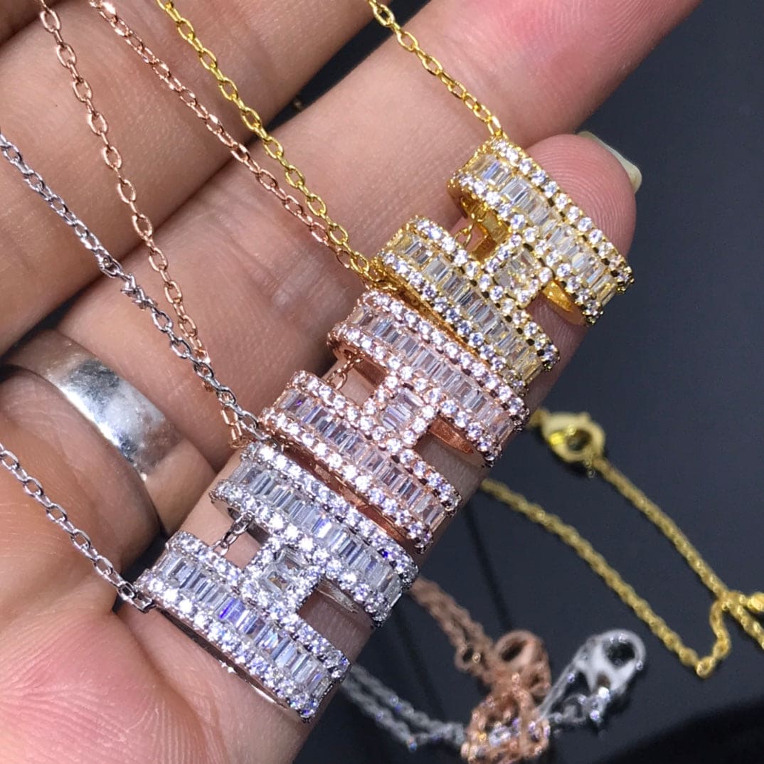 18K Hermès Diamonds Necklace