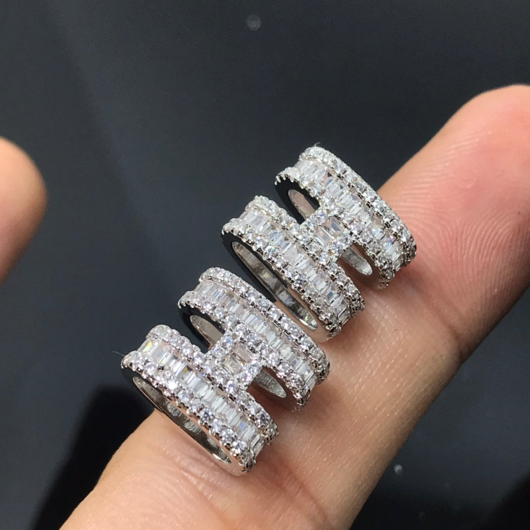 18K Pop Hermès Diamonds Earrings
