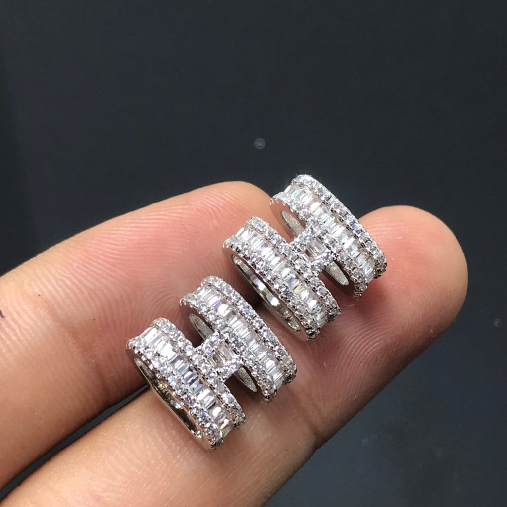 18K Pop Hermès Diamonds Earrings