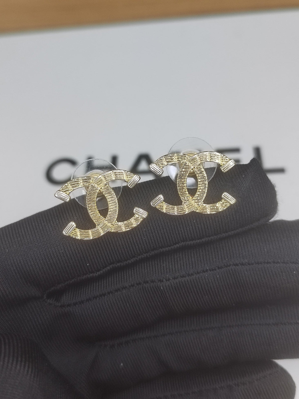 18K Classic Chanel Earrings