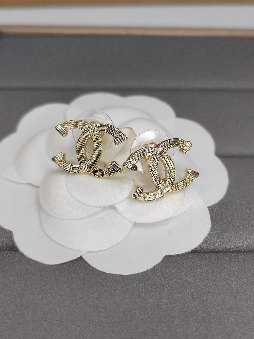 18K Classic Chanel Earrings