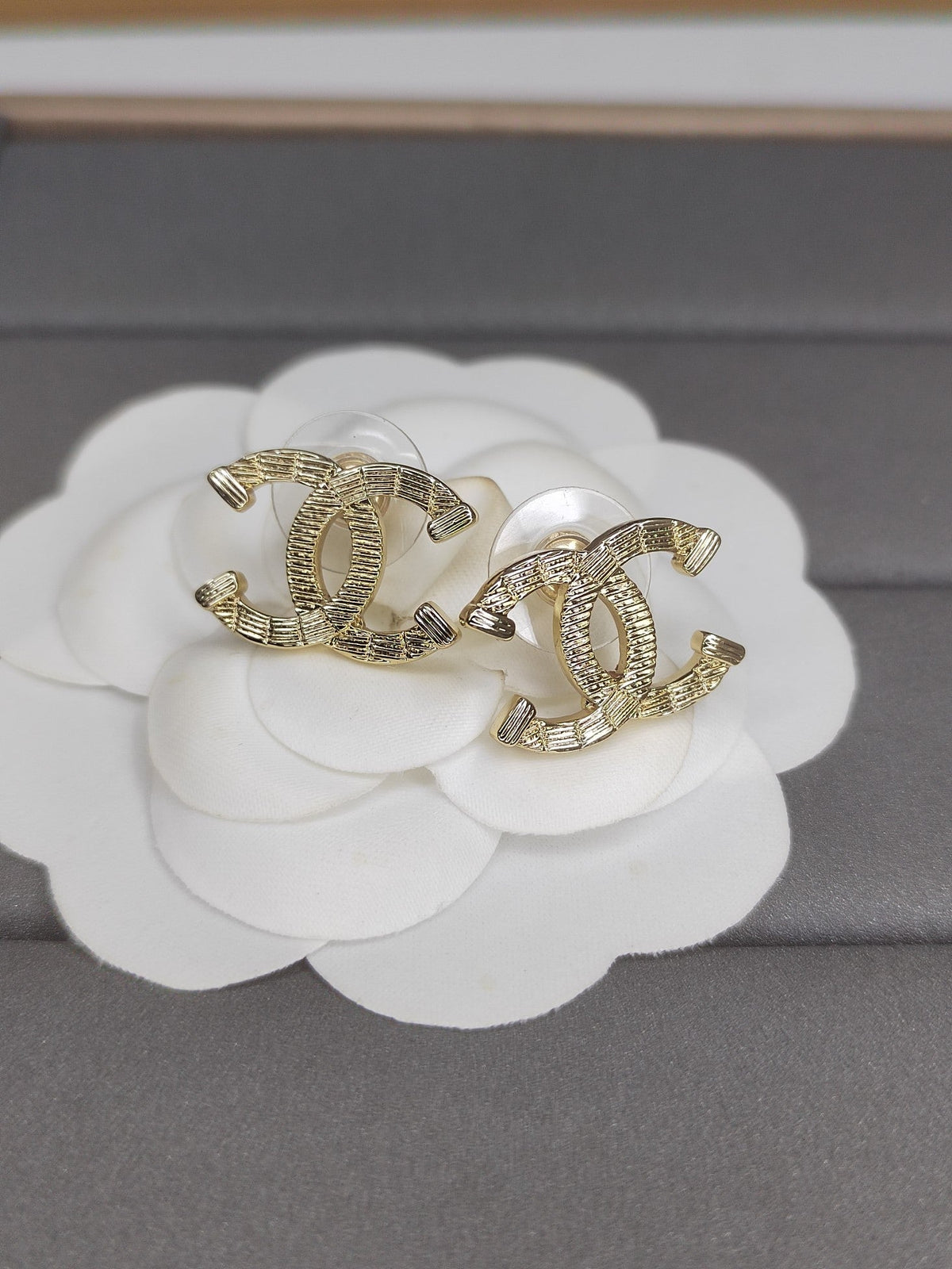 18K Classic Chanel Earrings