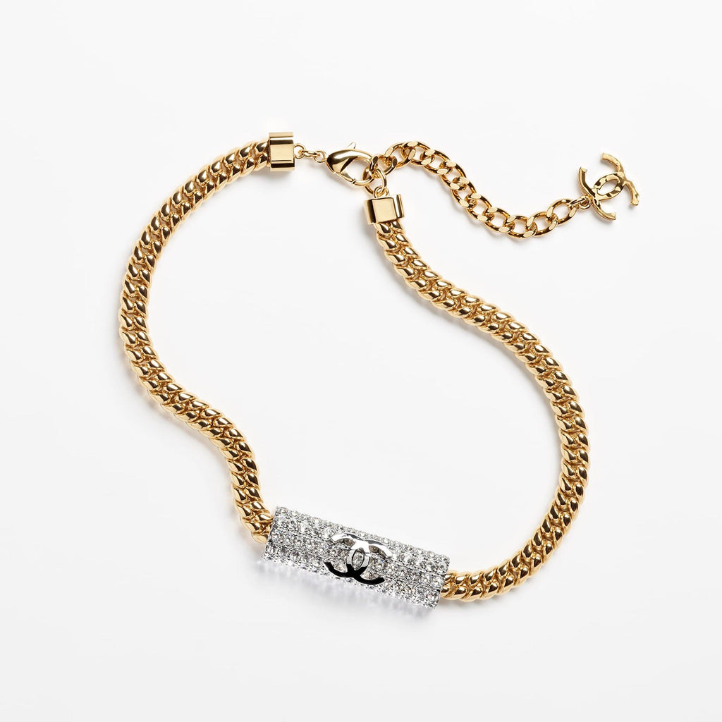18K Chanel Diamonds Chain Necklace