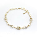 18K Chanel Pearl Diamonds Necklace