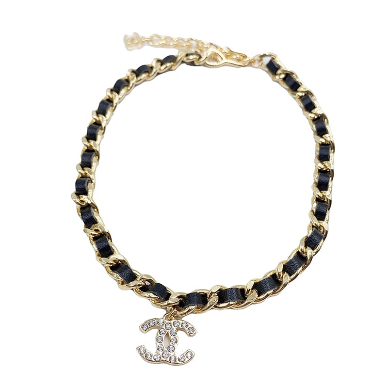 18K Chanel 1995 Rhinestone Necklace