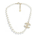18K Chanel 100TH ANNIVERSARY Pearl Chain Necklace