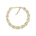 18K Rhinestone 2021 Chanel Interlocking Choker Necklace