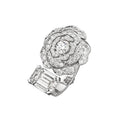 18K Chanel Diamond Camelia Ring