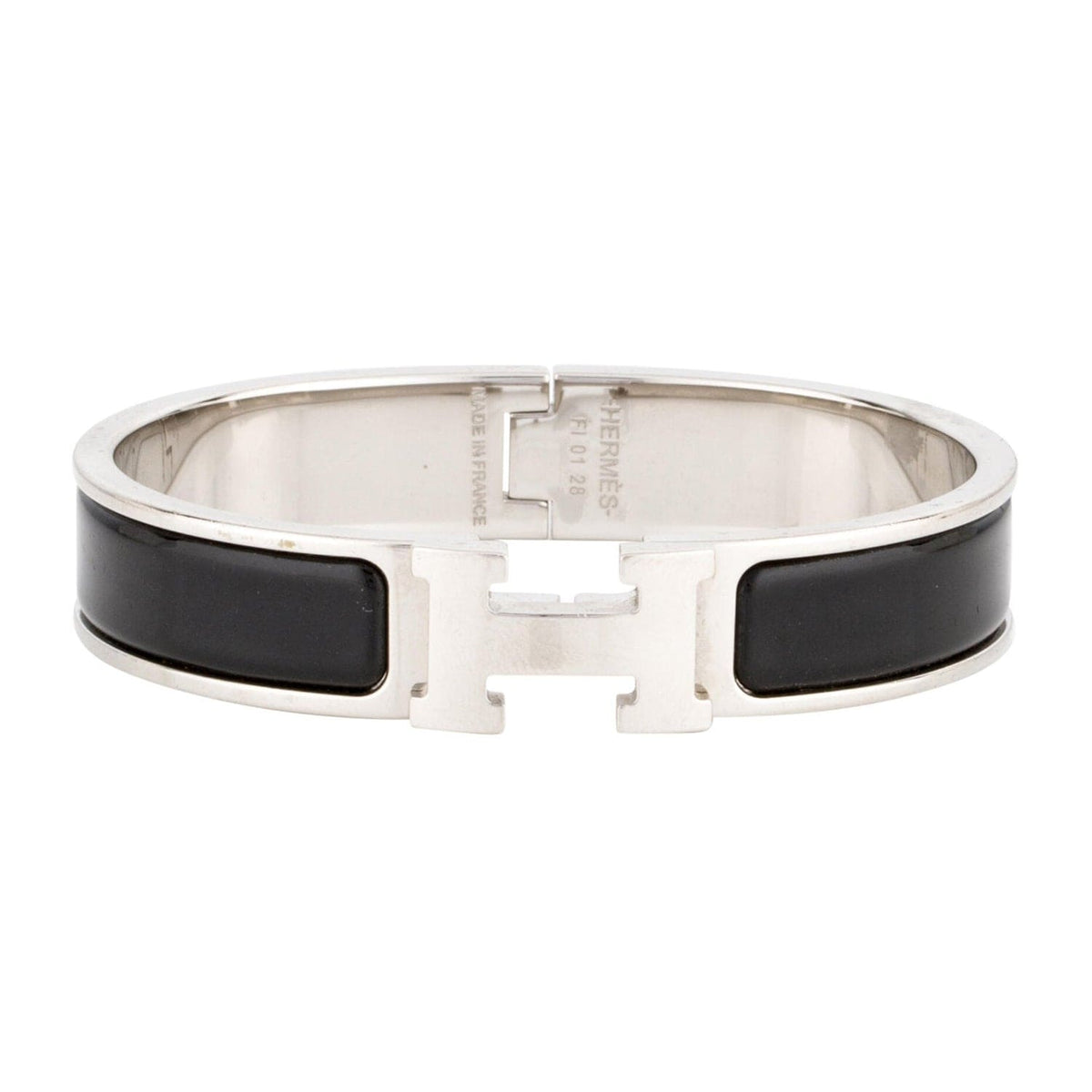18K Clic Hermès Black Bracelet