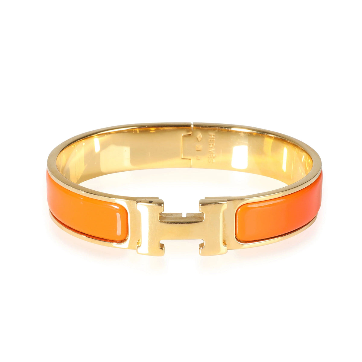 18K Clic Hermès Orange Bracelet