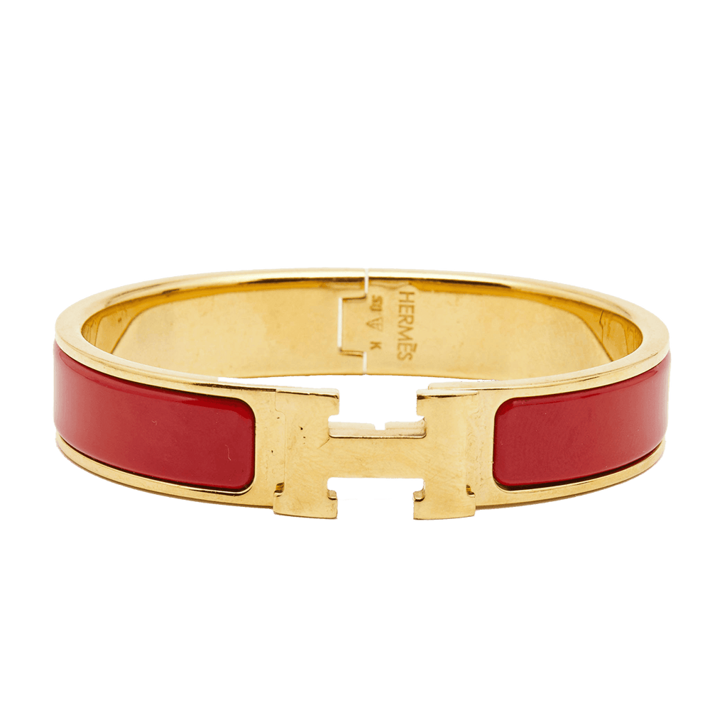 18K Clic Hermès Red Bracelet