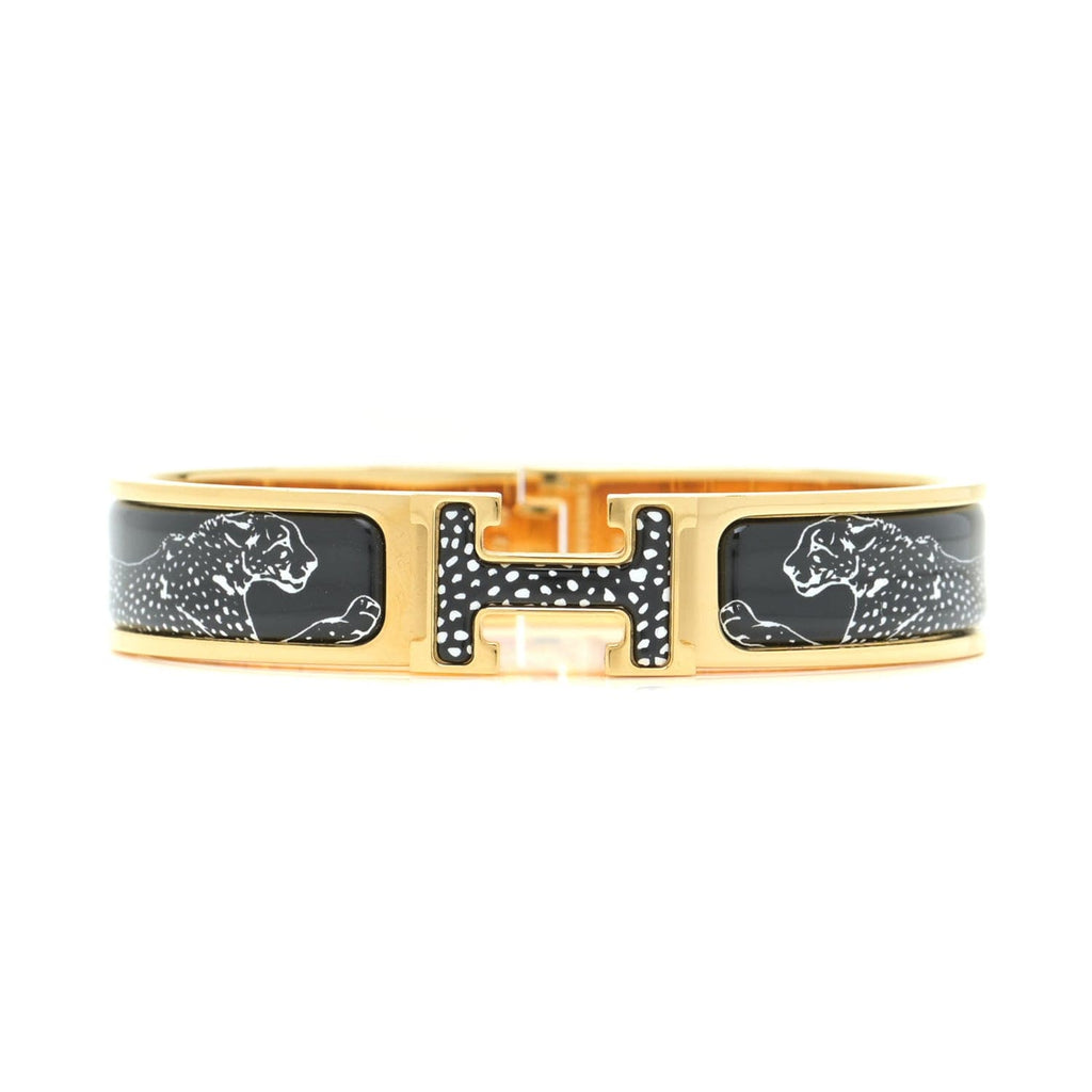 18K Guepards Clic Clac Hermès Bracelet
