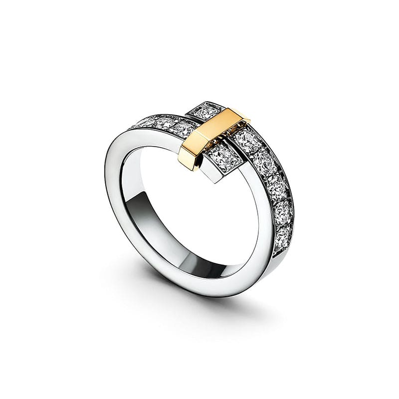18K Tiffany & Co. Edge Bypass Ring