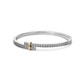 18K Tiffany & Co. Edge Hinged Bypass Bangle Bracelet
