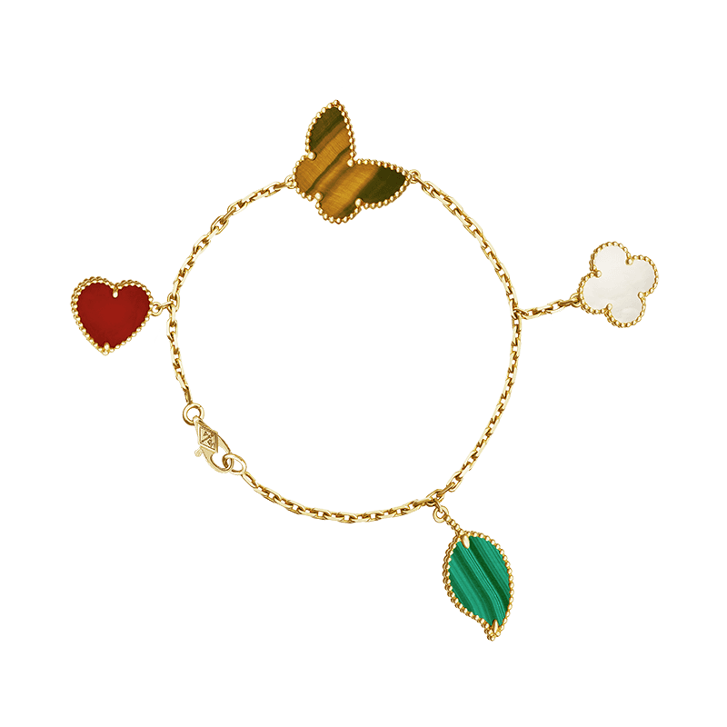 18K Van Cleef & Arpels Lucky Alhambra Four Motifs Clover Bracelet