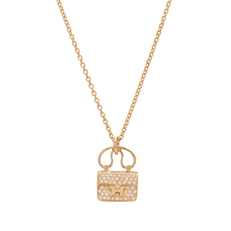 18K Amulettes Constance Pendant Hermès Necklace