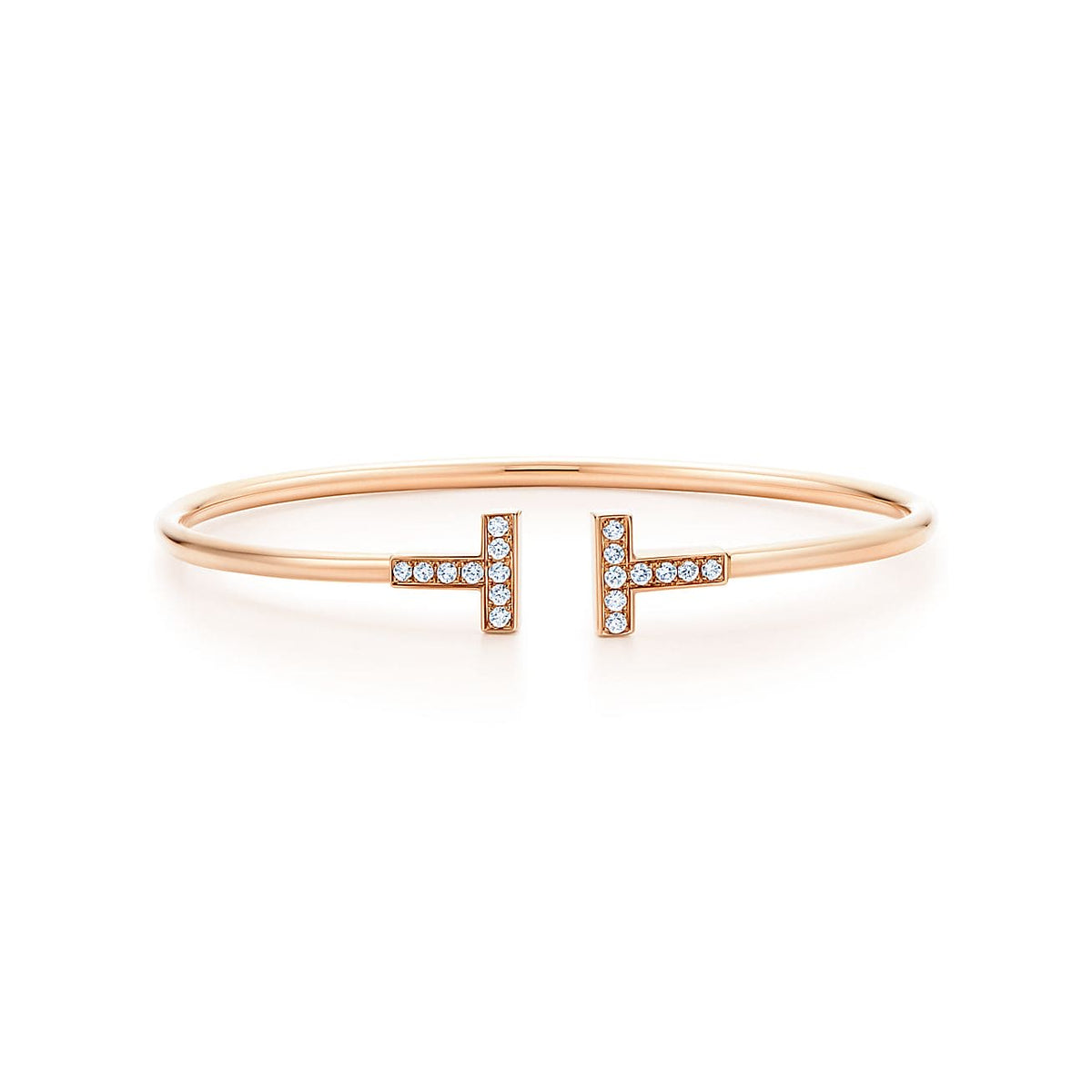 18K Tiffany & Co. Diamond Wire Bracelet