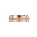 18K Rose Gold Tiffany & Co. Narrow Diamond Ring