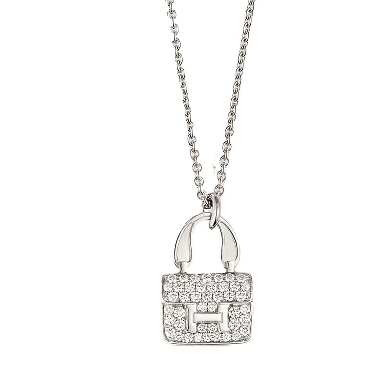 18K Amulettes Constance Pendant Hermès Necklace