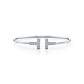 18K Tiffany & Co. Diamond Wire Bracelet