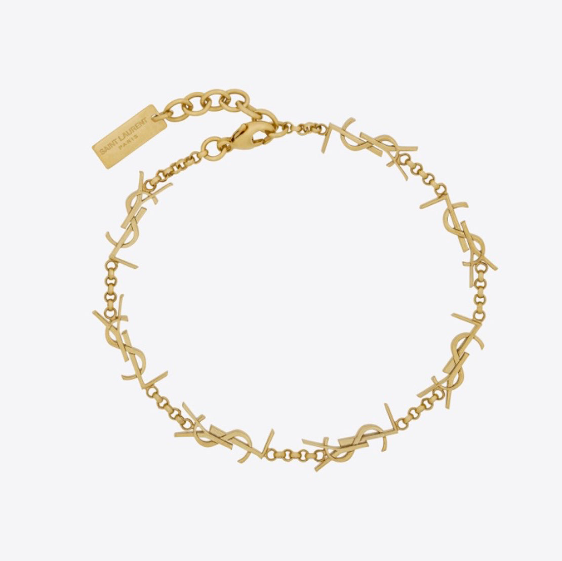 18K Saint Laurent YSL Mini Cassan Bracelet