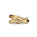 18K Yellow Gold Tiffany & Co. Knot Double Row Ring