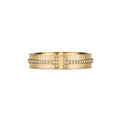 18K Yellow Gold Tiffany & Co. Narrow Diamond Ring