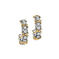 18K Tiffany & Co. Schlumberger Twenty Stone Hoop Earrings