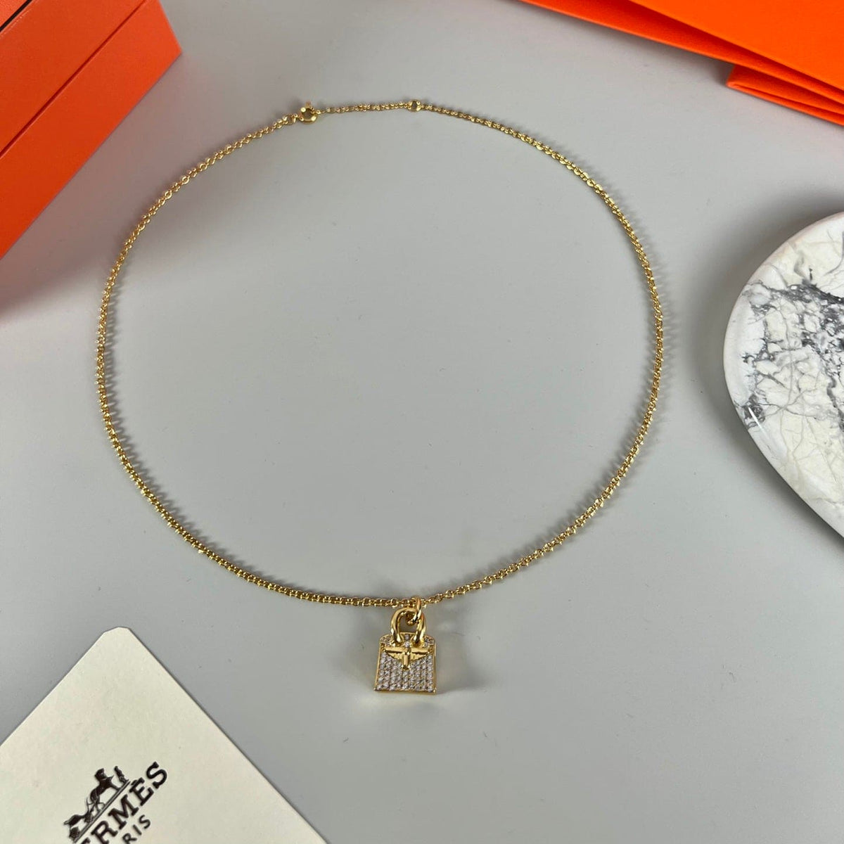 18K Amulettes Birkin Pendant Hermès Necklace