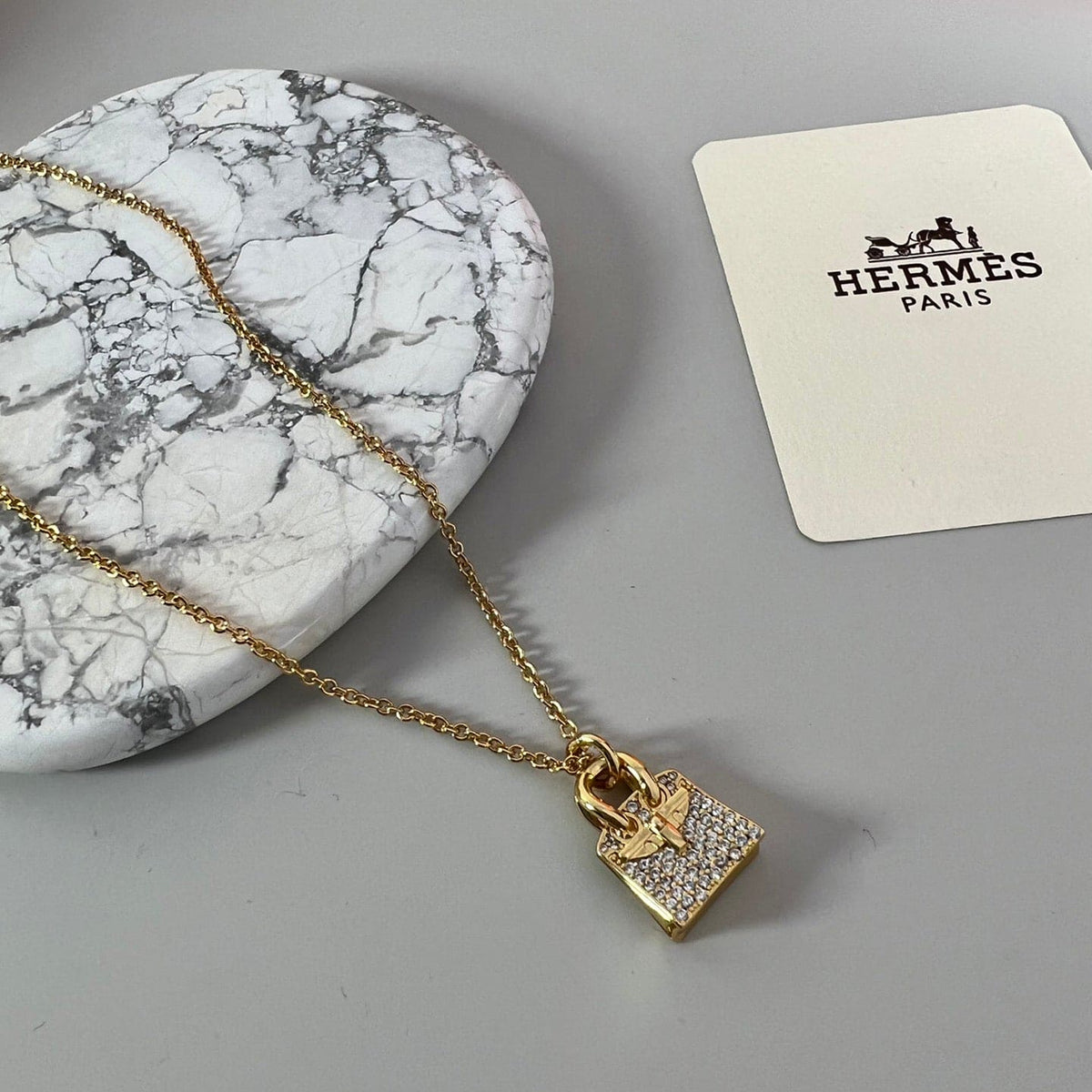 18K Amulettes Birkin Pendant Hermès Necklace