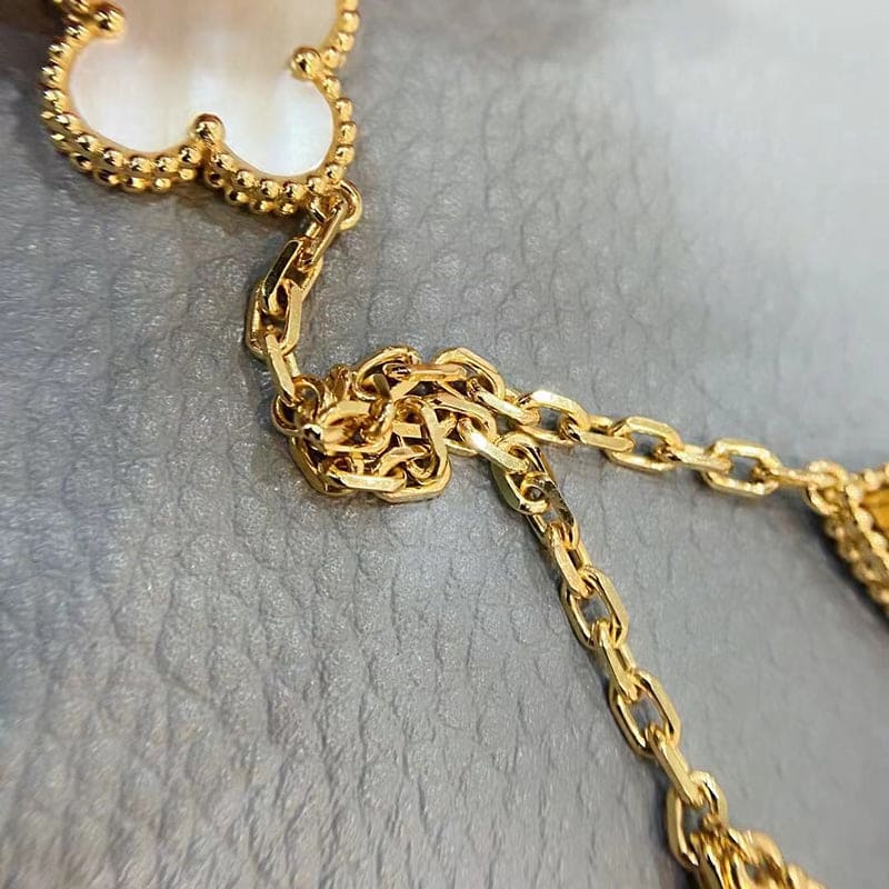 18K Van Cleef & Arpels Lucky Alhambra Four Motifs Clover Bracelet