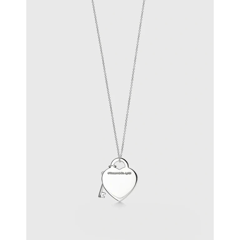 18K Return to Tiffany & Co. Heart & Key Necklace