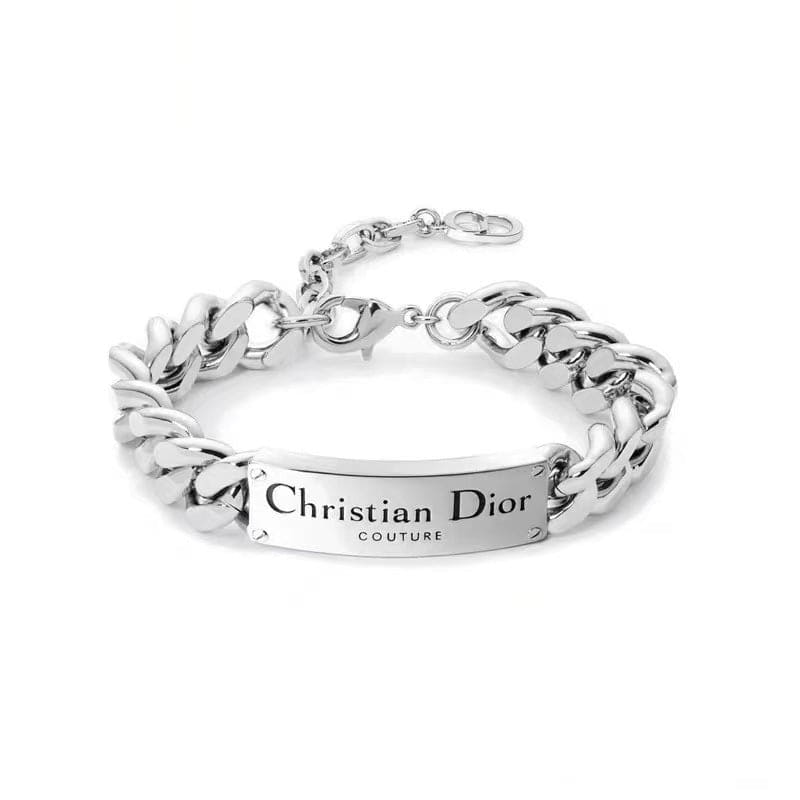 Dior CD Couture Chain Link Bracelet