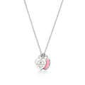Tiffany & Co. Pink Double Heart Necklaces