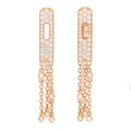 18K Hermès Kelly Gavroche Full Diamond Earrings