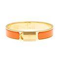 18K Clic Cadenas Orange Hermès Bracelet