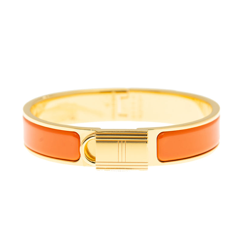 18K Clic Cadenas Orange Hermès Bracelet