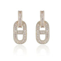 18K Diamonds Hermès Earrings