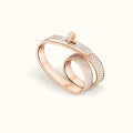 18K Kelly Gavroche Double Hermès Ring