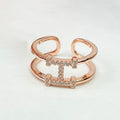 18K Ever Chaine D'ancre Hermès Ring