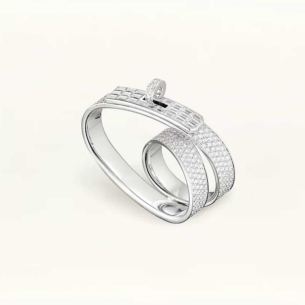 18K Kelly Gavroche Double Hermès Ring