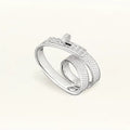 18K Kelly Gavroche Double Hermès Ring