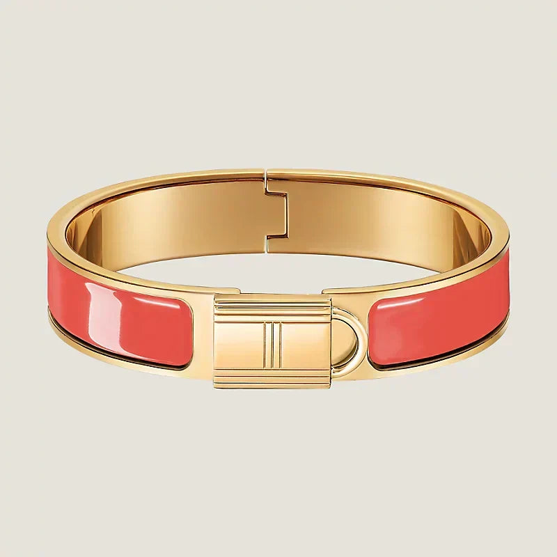 18K Clic Cadenas Red Hermès Bracelet