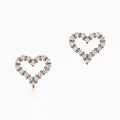 18K Tiffany & Co. Heart Diamonds Rose Gold Earrings