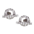 18K Finesse Diamond Stud Hermès Earrings